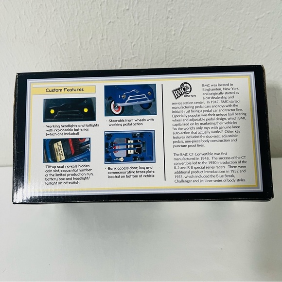 Exxon Pedal Car Bank Convertible 1996 1/6 Scale Die Cast First Edition New - Picture 5 of 7